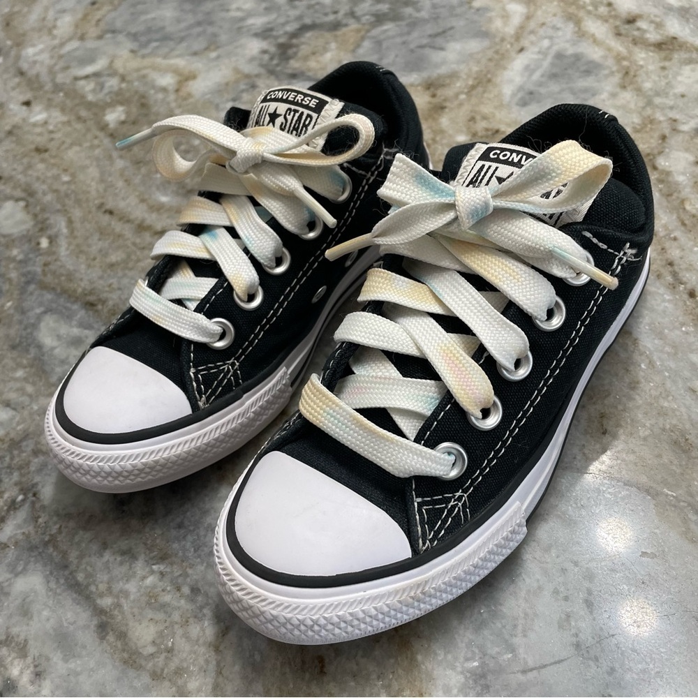 Kids Black and White Converse Toddler size 12